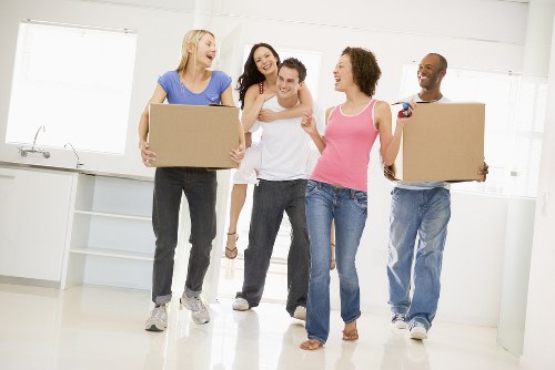 Moving truck in Richmond ready for a residential relocation