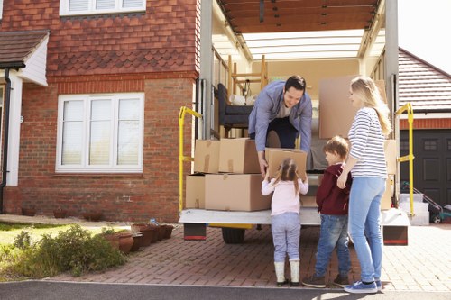 Professional movers loading furniture for a Richmond relocation