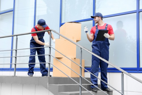 Professional removals team planning a move in Richmond