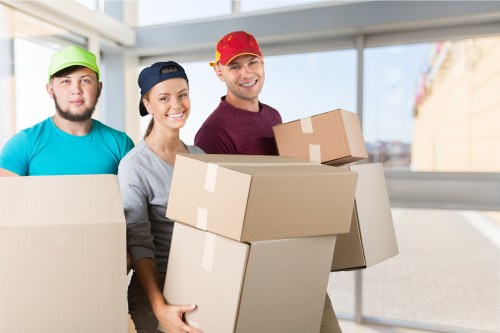 Removalists managing stairs and access for a Richmond property move