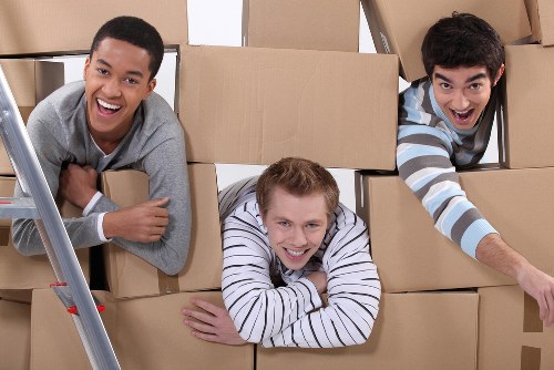 Student moving checklist and packed boxes for Richmond removals