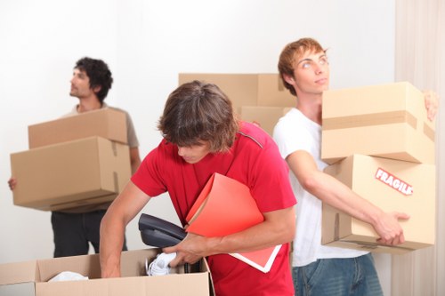 Student moving van prepared for a Richmond relocation