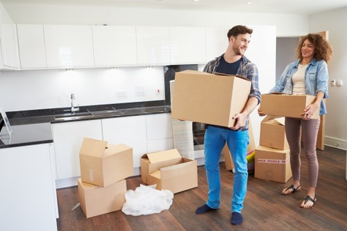 Furniture delivery with a van in Richmond
