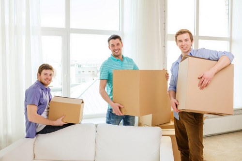House removals in Richmond with furniture being safely loaded