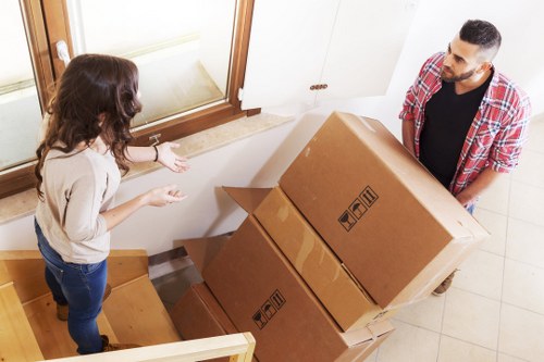 Packing belongings carefully for a Richmond house move